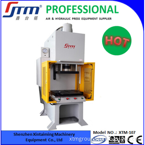 C Frame Hydraulic Press Used In Aluminum Cooling Fin Reshaping With CE/ISO